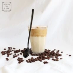 House Of Husk Latte Macchiato Lepels Set - Lange Theelepels - Koffielepels - Longdrinklepels - Sorbetlepels - Barlepel - RVS - 6 Stuks - 20CM - Zwart -Keukengerei Verkoop 1200x1200 145