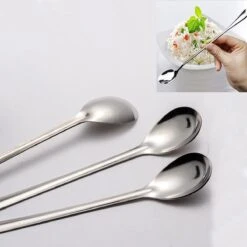 Latte Machiato Lepels – RVS Lange Yoghurt, Dessert Of Koffie Lepeltjes – KELERINO. - Set Van 12 Stuks -Keukengerei Verkoop 1200x1200 166