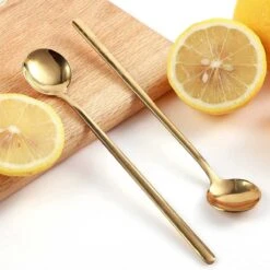 House Of Husk® Lange Theelepels Set - Latte Macchiato Lepels - Koffielepels - Theelepeltjes - RVS - 17cm - 6 Stuks - Goud -Keukengerei Verkoop 1200x1200 197