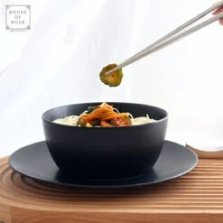 House Of Husk Chopsticks Set - Koreaanse Eetstokjes - Vaatwasserbestendig - RVS - 5 Paar - Zilver -Keukengerei Verkoop 1200x1200 24