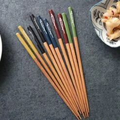 Chopsticks - Hout - 5 Paar - 22,5 Cm - Japanse Stijl - Sushi Giftset -Keukengerei Verkoop 1200x1200 242