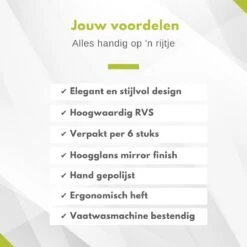 Hendi Tafelvork - Profi Line Tafelvorken - 20,5cm - RVS 18/0 ( Set Van 6 ) -Keukengerei Verkoop 1200x1200 265