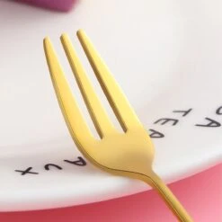 Gebaksvorkjes Donut Set Van 4 Taartvorkjes - Goud 8 Gebaksvorkjes Donut Set Van 4 Taartvorkjes - Goud -Keukengerei Verkoop 1200x1200 272