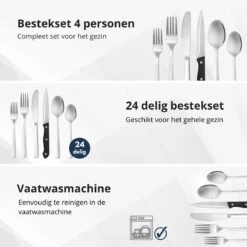 Veluw Bestekset 4 Persoons - Barcelona Bestekset 24 Delig - RVS 18/0 -Keukengerei Verkoop 1200x1200 43