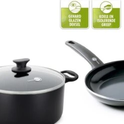 GreenPan Cambridge Koekenpan 26cm - Zwart - Inductie - PFAS-vrij -Keukengerei Verkoop 1200x1200 433