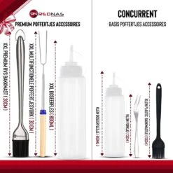 Rednas Poffertjespan Pakket - Incl. Luxe Giftbox - Incl.Bakkwast/Vork/Doseerfles - RVS/Gietijzer -Keukengerei Verkoop 1200x1200 488