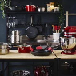 KitchenAid Stainless Steel Hapjespan Met Glazen Deksel ø28cm - RVS - Inductie - Anti-aanbak -Keukengerei Verkoop 1200x1200 580