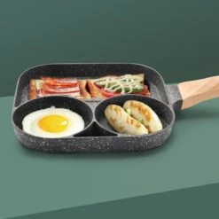 3-in-1 Grillpan Met Temperatuurgecontroleerde Antiaanbaklaag - Kook Verschillende Gerechten Tegelijk Zonder Oververhitting Of Verbranding -Keukengerei Verkoop 1200x1200 619