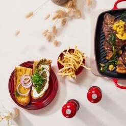 Le Creuset Rechthoekige Grill 30cm Kersenrood -Keukengerei Verkoop 1200x1200 657