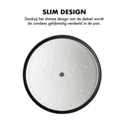 MOA Gietijzeren Braadpan - Inhoud 5,7 Liter - 26CM - Rond - Alle Warmtebronnen - Ook Voor Inductie - Gewicht 5,8 Kg - Wit - C26W -Keukengerei Verkoop 1200x1200 672