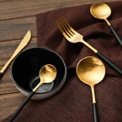 Timmers Trading Bestekset 6 Persoons - Gouden Bestek - Bestekset Goud 24 Delig - Vaatwasserbestendig -Keukengerei Verkoop 1200x1200 71