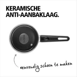 BRABANTIA INDU+ Steelpan Met Deksel - Keramische Antiaanbaklaag - Ø 16 Cm - Inductie - Pfas Vrij -Keukengerei Verkoop 1200x1200 777