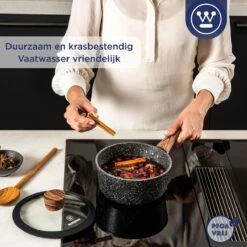 Westinghouse Steelpan Inductie - Ø 20 Cm - Zwart Marmer - Speciale Editie 10 Westinghouse Steelpan Inductie - Ø 20 Cm - Zwart Marmer - Speciale Editie -Keukengerei Verkoop 1200x1200 788