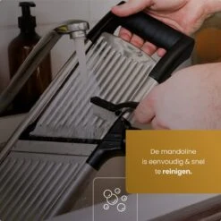 Multifunctionele Groentesnijder - Mandoline Slicer Dicer - Groentensnijder & Uiensnijder - Met E-book - Kitchen Royal® -Keukengerei Verkoop 1200x1200 803