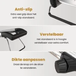 Multifunctionele Groentesnijder - Mandoline Slicer Dicer - Groentensnijder & Uiensnijder - Met E-book - Kitchen Royal® -Keukengerei Verkoop 1200x1200 808