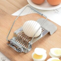 ESTARK Professionele Kwalitatieve Eiersnijder - Egg Slicer - Metalen Snijdraden - Eiersnijder - Metalen Houder - Stalen Eisnijder - Eisnijder - Ei-snijder - Ei Snijder RVS -Keukengerei Verkoop 1200x1200 844