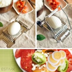 ESTARK Professionele Kwalitatieve Eiersnijder - Egg Slicer - Metalen Snijdraden - Eiersnijder - Metalen Houder - Stalen Eisnijder - Eisnijder - Ei-snijder - Ei Snijder RVS -Keukengerei Verkoop 1200x1200 845