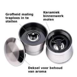 Peper En Zoutmolen Set Van RVS Stainless Steel Met Gehard Glas -Keukengerei Verkoop 1200x1200 889