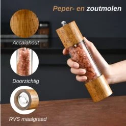 VAIVE Peper En Zoutmolen Set - Pepermolen -Keukengerei Verkoop 1200x1200 895