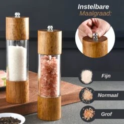 VAIVE Peper En Zoutmolen Set - Pepermolen -Keukengerei Verkoop 1200x1200 896