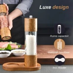 VAIVE Peper En Zoutmolen Set - Pepermolen -Keukengerei Verkoop 1200x1200 897