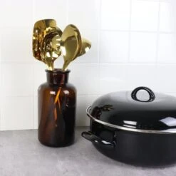 Orange85 Keukengerei Set - 5-delig - Goud - Schuimspaan - Spaghettilepel - Soeplepel - Spatel - Opscheplepel 11 Orange85 Keukengerei Set - 5-delig - Goud - Schuimspaan - Spaghettilepel - Soeplepel - Spatel - Opscheplepel -Keukengerei Verkoop 1200x1200 913