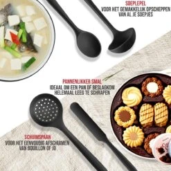 Strex Keukengerei Set Met Houder 15 Delig - Hittebestendig / BPA Vrij / Siliconen - Keuken Gerei -Keukengerei Verkoop 1200x1200 924