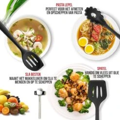 Strex Keukengerei Set Met Houder 15 Delig - Hittebestendig / BPA Vrij / Siliconen - Keuken Gerei -Keukengerei Verkoop 1200x1200 926