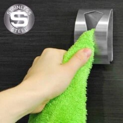 Merkloos 2 Stuks RVS Handdoekhouders - Handdoek Klem - Handdoek Haak -Keukengerei Verkoop 1200x1200 933