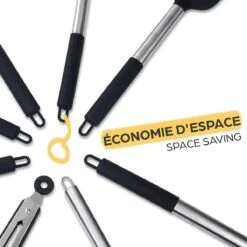 Keukengerei Set Met Houder 15-delig - Siliconen - Hittebestendig / BPA Vrij -Keukengerei Verkoop 1200x1200 965