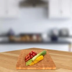 SCHOBERG Bamboe Snijplank | Houten Plank, 40 X 40 X 3 Cm | Bamboe Snijplank Hout | Keukenplank Voor Het Snijden Van Groenten, Fruit Of Vlees -Keukengerei Verkoop 1200x1200 974