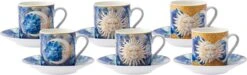 Karaca - Astrologisch Coffee Cup Set Voor 6 - Romantische Koffieliefhebbers - Espresso Mokken Set - Espresso Mok - Turkse Koffie - Valentijn Cadeau - Gift Box -Keukengerei Verkoop 1200x362