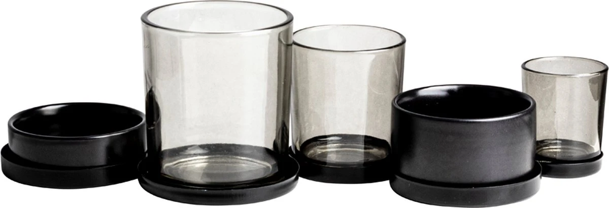 Gusta - Serveerset - Kandelaar - Tapas - Kaars - 35x12x10cm 1 Gusta - Serveerset - Kandelaar - Tapas - Kaars - 35x12x10cm