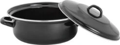 Lite-Body - Emaille - Magnus Braadpan 24cm/2,5l Met Deksel - Zwart - Inductie -Keukengerei Verkoop 1200x452 2