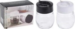 Excellent Houseware Setje Van 2x Stuks Peper En Zout Vaatjes / Strooiers Van Glas 5 X 7 Cm - Peper En Zout Stel -Keukengerei Verkoop 1200x473 2
