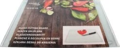 Snijplank - Glas - Doorzichtig - 15x25cm -Keukengerei Verkoop 1200x484 4