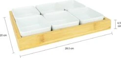 Krumble Borrelplank Met 6 Schaaltjes - Borrelplank - Tapasschaal - Serveerschaal Met Vakjes - Snackschaal - Snack- & Tappasschalen - Serveerplanken- Serveerschalen - Hout En Keramiek - 6 Delig Schaaltjes - Wit En Bruin 7 Krumble Borrelplank Met 6 Schaaltjes - Borrelplank - Tapasschaal - Serveerschaal Met Vakjes - Snackschaal - Snack- & Tappasschalen - Serveerplanken- Serveerschalen - Hout En Keramiek - 6 Delig Schaaltjes - Wit En Bruin -Keukengerei Verkoop 1200x571