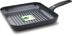 GreenPan Cambridge Grillpan 28cm - Zwart - Inductie - PFAS-vrij -Keukengerei Verkoop 1200x599