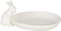 Clayre & Eef Serveerschaal 20x13x8 Cm Wit Keramiek Ovaal Konijn Presenteerschaal Dienblad Decoratie Schaal -Keukengerei Verkoop 1200x612 2