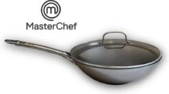 MasterChef / Jumbo - Wokpan - Met Glazen Deksel - 28 Cm - Inductie -Keukengerei Verkoop 1200x671