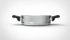 Royal Swiss Snelkookpan / Couscous Pan - 2 In 1 - 10 Liter - Ø 26 Cm - RVS - Inductie - Automatische Sluiting -Keukengerei Verkoop 1200x693 3