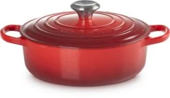 Le Creuset - Gietijzeren - Lage Braadpan - 24cm - Kersenrood -Keukengerei Verkoop 1200x695 5