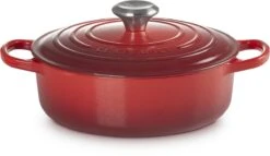 Le Creuset - Gietijzeren - Lage Braadpan - 24cm - Kersenrood -Keukengerei Verkoop 1200x695 6