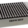 IRONCHEF Lavastenen Grill - Geschikt Voor Gasfornuis - Barbecue - BBQ - Grillplaat - Grilplaat - Bakplaat - Grillpan