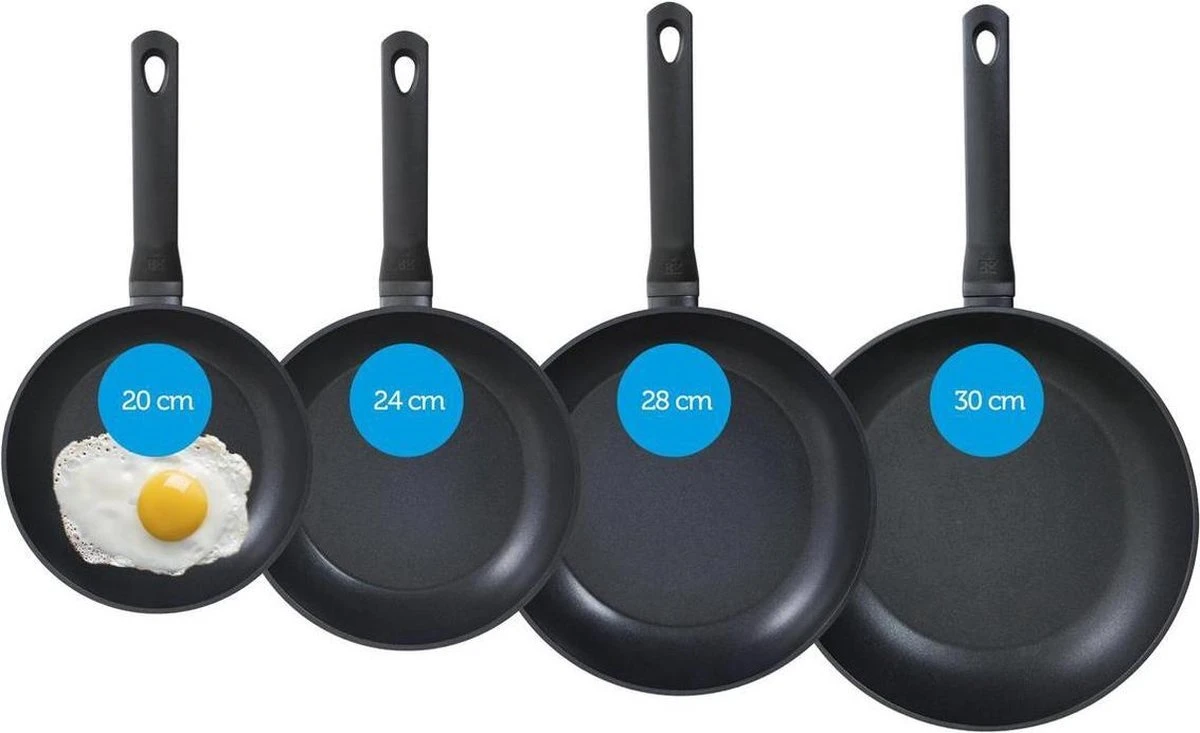 BK Easy Basic Ceramic Koekenpan Ø 20 Cm - Anti-aanbak - PFAS-vrij - Krasvast 2 BK Easy Basic Ceramic Koekenpan Ø 20 Cm - Anti-aanbak - PFAS-vrij - Krasvast - Afbeelding 2