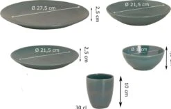Mammoet Serviesset Spirit Stoneware 6-persoons 30-delig Groen -Keukengerei Verkoop 1200x766 3