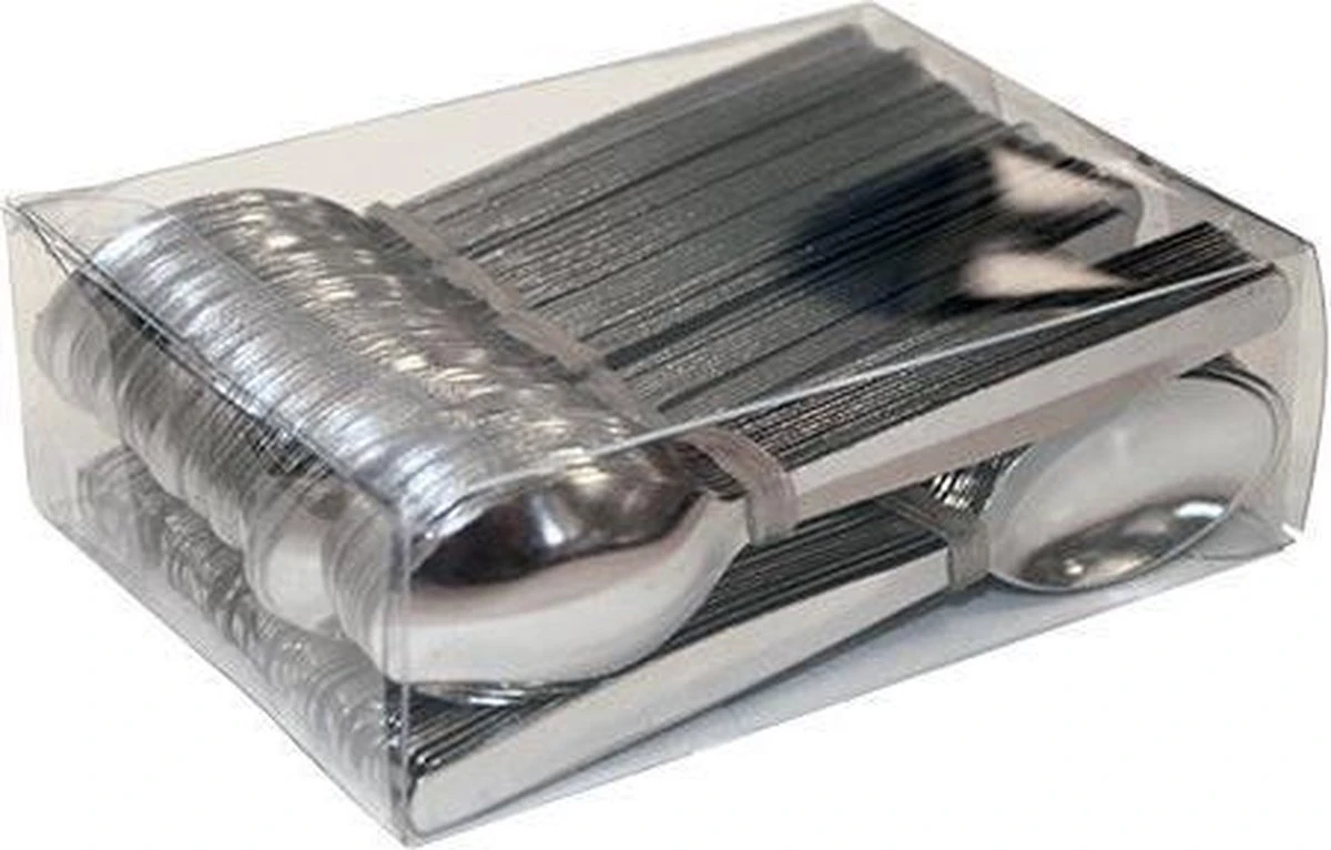 ProSup Koffie-/ Theelepel - 11cm - RVS ( Box 120 Stuks ) 1 ProSup Koffie-/ Theelepel - 11cm - RVS ( Box 120 Stuks )