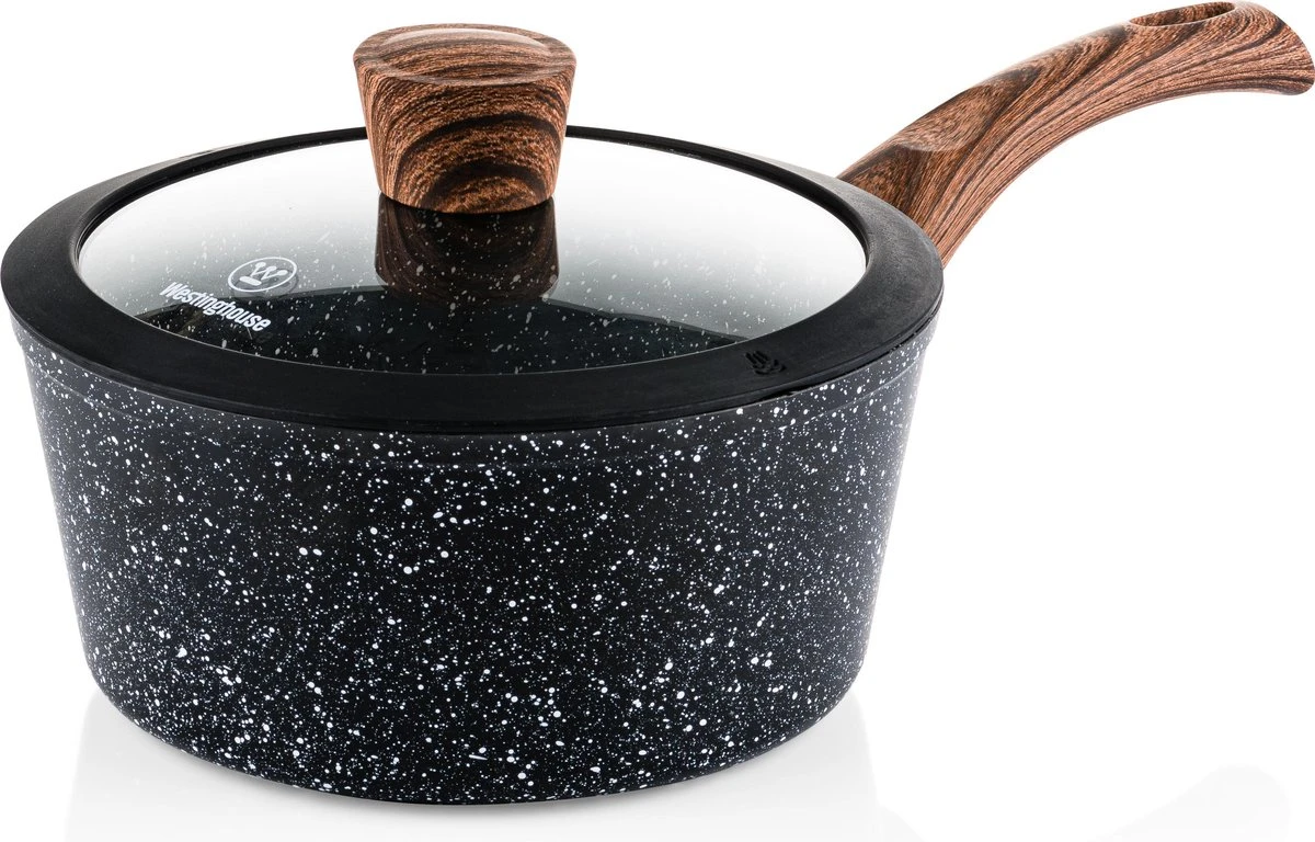 Westinghouse Steelpan Inductie - Ø 20 Cm - Zwart Marmer - Speciale Editie 1 Westinghouse Steelpan Inductie - Ø 20 Cm - Zwart Marmer - Speciale Editie