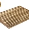 APS-Germany® Houten Snijplank Met Opvangbak En Antislip - Broodsnijplank - 48,0 X 34,0 X 3,5 Cm - Broodplank - Acacia Hout