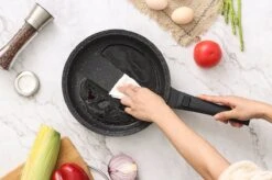 Swiss Pro+ | Set 14 Delige Pannenset | Inductie - Pannensets - Glazen Deksel - Met Afneembare Handgreep - Marmeren Interieur -PFAS-vrij | Black (Zwart) -Keukengerei Verkoop 1200x799 31